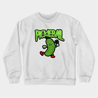 CUTE And Funny Dill Pickle Pickleball Player Crewneck Sweatshirt